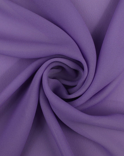 18 COLOURS - Premium Plain DOUBLE Georgette Chiffon Sheer Dress Polyester Fabric