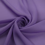 18 COLOURS - Premium Plain DOUBLE Georgette Chiffon Sheer Dress Polyester Fabric