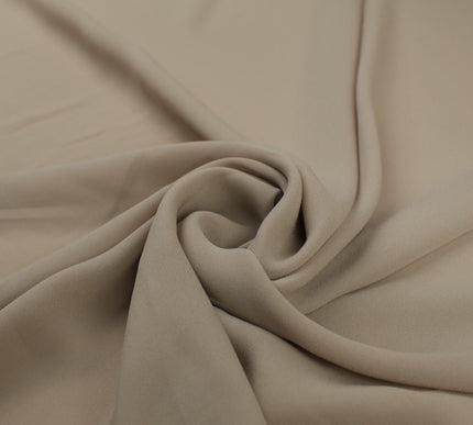 18 COLOURS - Premium Plain DOUBLE Georgette Chiffon Sheer Dress Polyester Fabric