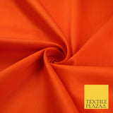 ORANGE 100% Cotton Drill Fabric Twill Upholstery Uniform Workwear Craft 60" 8658
