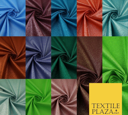 13 COLOURS - Luxury Sparkly Fine Glitter 100% Cotton Fabric Craft Festive 59"