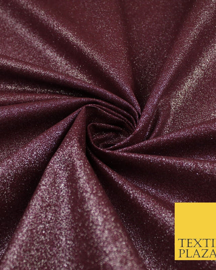 13 COLOURS - Luxury Sparkly Fine Glitter 100% Cotton Fabric Craft Festive 59"