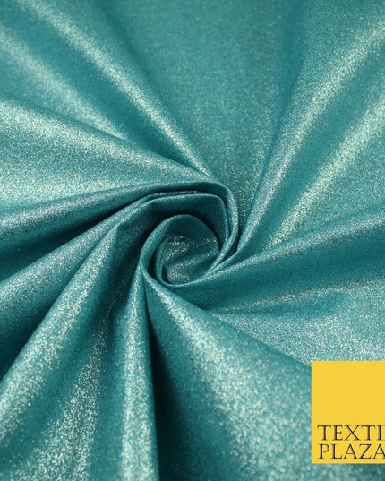 13 COLOURS - Luxury Sparkly Fine Glitter 100% Cotton Fabric Craft Festive 59"