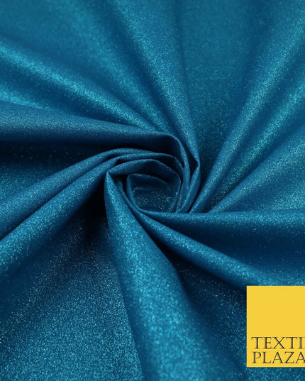 13 COLOURS - Luxury Sparkly Fine Glitter 100% Cotton Fabric Craft Festive 59"