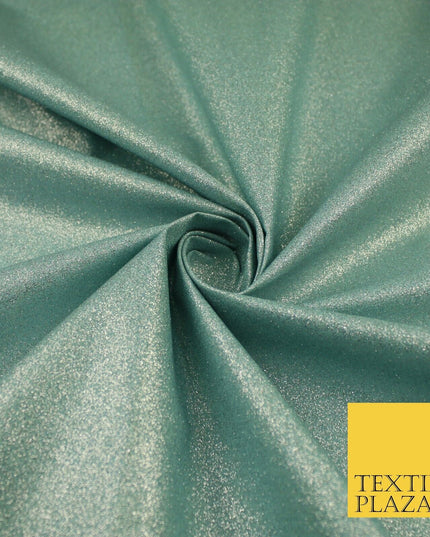 13 COLOURS - Luxury Sparkly Fine Glitter 100% Cotton Fabric Craft Festive 59"