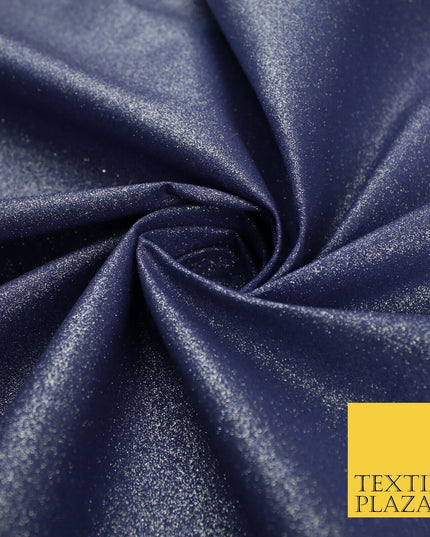 13 COLOURS - Luxury Sparkly Fine Glitter 100% Cotton Fabric Craft Festive 59"