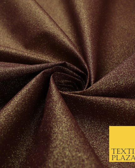 13 COLOURS - Luxury Sparkly Fine Glitter 100% Cotton Fabric Craft Festive 59"