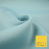 PALE LIGHT BLUE Premium 2mm Neoprene Fabric Scuba Foam Dress Craft Case 59" 5578