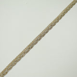 Slim Classic Gold Woven Braided Glitter Matte Trim Border Lace - 1cm Wide X708