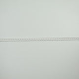 White Thread Scalloped Slim Trimming Border Ribbon Gota Edging 9mm Wide X718