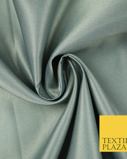 GREY Luxury Plain Smooth Matt Duchess Satin Fabric Material Bridal Wedding Dress 58" 5605