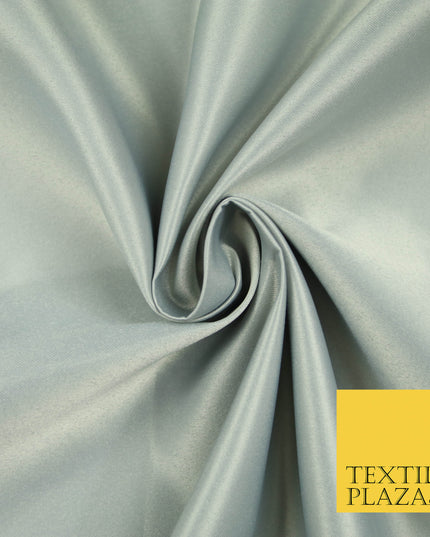 SILVER GREY Luxury Plain Smooth Matt Duchess Satin Fabric Material Bridal Wedding Dress 58" 5606