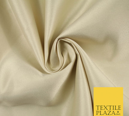 OYSTER GOLD Luxury Plain Smooth Matt Duchess Satin Fabric Material Bridal Wedding Dress 58" 5608