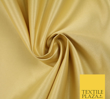 WARM GOLD Luxury Plain Smooth Matt Duchess Satin Fabric Material Bridal Wedding Dress 58" 5610