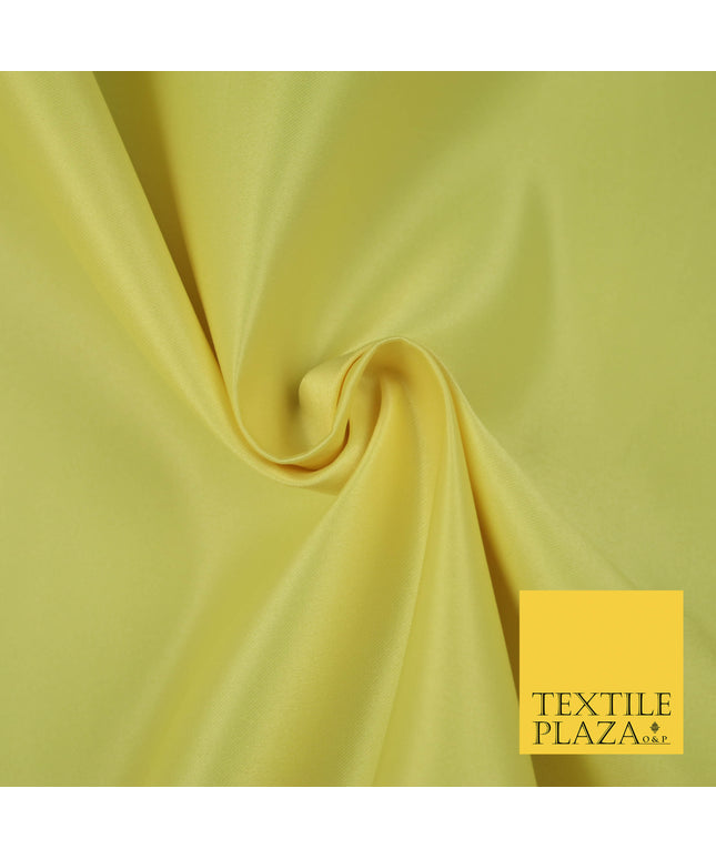 LEMON Luxury Plain Smooth Matt Duchess Satin Fabric Material Bridal Wedding Dress 58" 5611