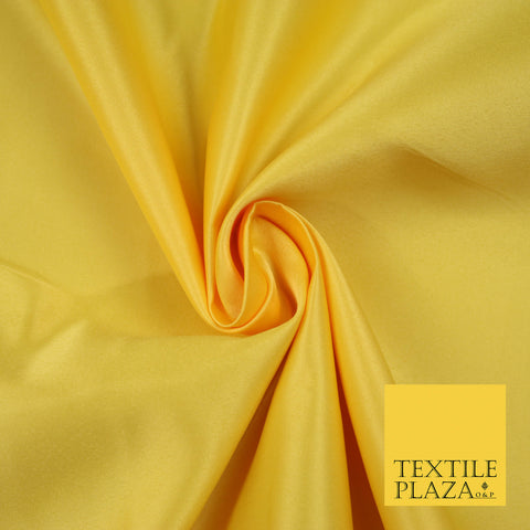 YELLOW Luxury Plain Smooth Matt Duchess Satin Fabric Material Bridal Wedding Dress 58" 5612