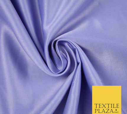 LILAC LAVENDER Luxury Plain Smooth Matt Duchess Satin Fabric Material Bridal Wedding Dress 58" 5627