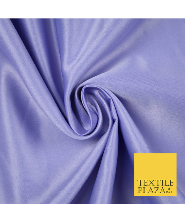 LILAC LAVENDER Luxury Plain Smooth Matt Duchess Satin Fabric Material Bridal Wedding Dress 58" 5627