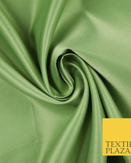 SAGE GREEN Luxury Plain Smooth Matt Duchess Satin Fabric Material Bridal Wedding Dress 58" 5632