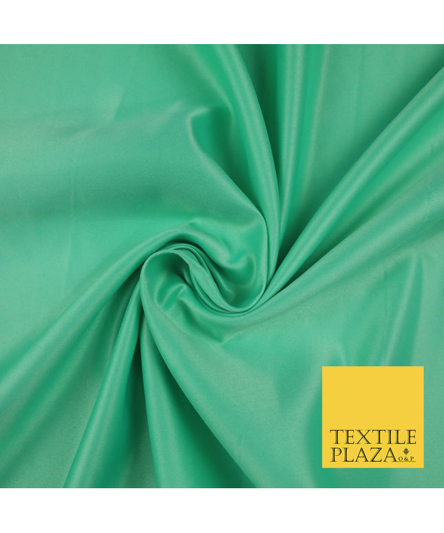 MINT GREEN Luxury Plain Smooth Matt Duchess Satin Fabric Material Bridal Wedding Dress 58" 5635