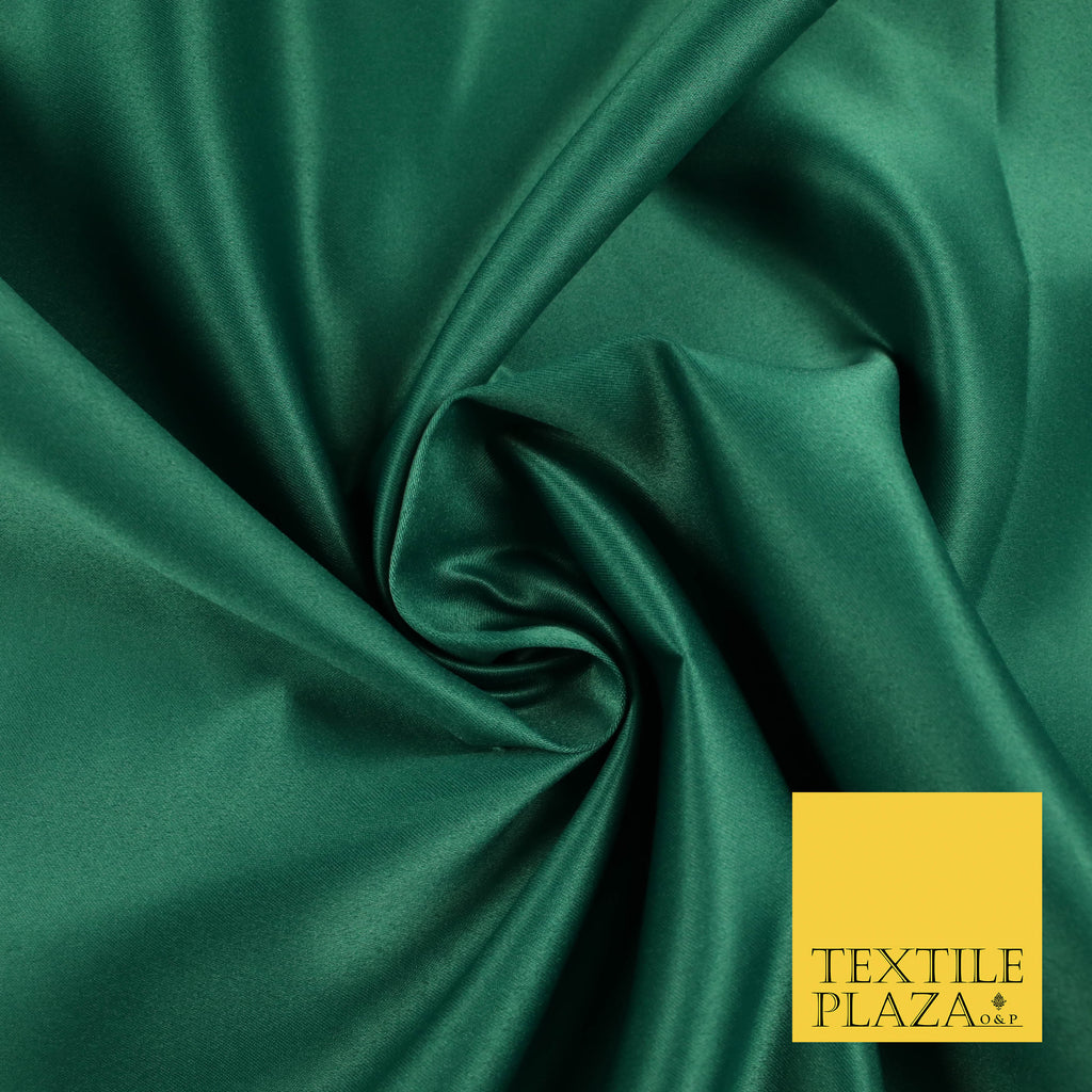 JADE GREEN Luxury Plain Smooth Matt Duchess Satin Fabric Material Brid –  Textile Plaza