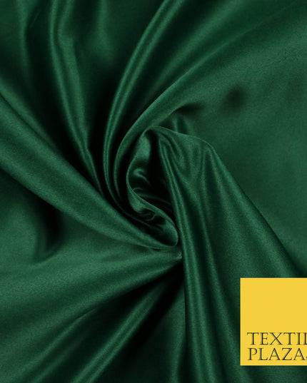 BOTTLE GREEN Luxury Plain Smooth Matt Duchess Satin Fabric Material Bridal Wedding Dress 58" 5643