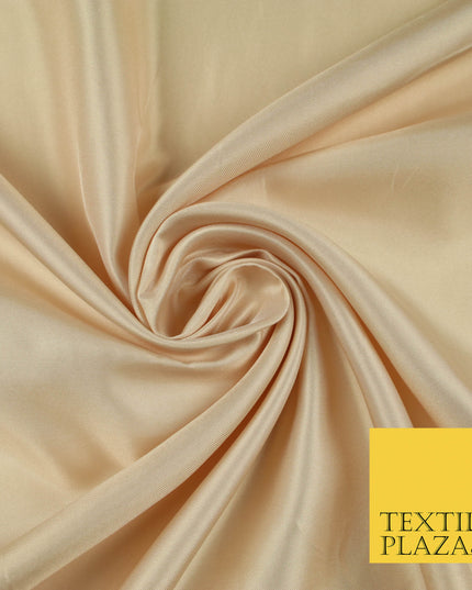 BLUSH Luxury Plain Smooth Shiny Lightweight Poly Satin Fabric Dress Lining Material 58" 5654