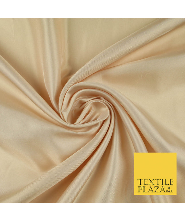 BLUSH Luxury Plain Smooth Shiny Lightweight Poly Satin Fabric Dress Lining Material 58" 5654