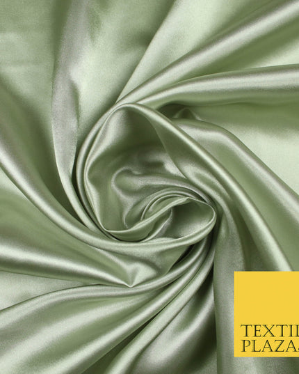 PEWTER GREY Luxury Plain Smooth Shiny Lightweight Poly Satin Fabric Dress Lining Material 58" 5658