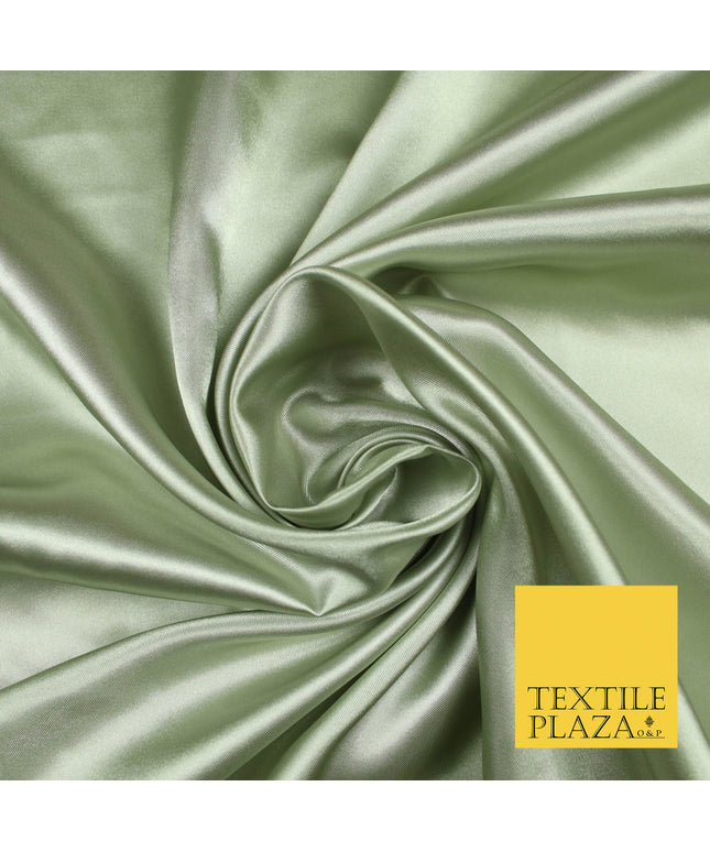 PEWTER GREY Luxury Plain Smooth Shiny Lightweight Poly Satin Fabric Dress Lining Material 58" 5658