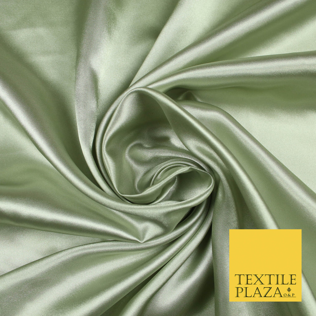 PEWTER GREY Luxury Plain Smooth Shiny Lightweight Poly Satin Fabric Dress Lining Material 58" 5658