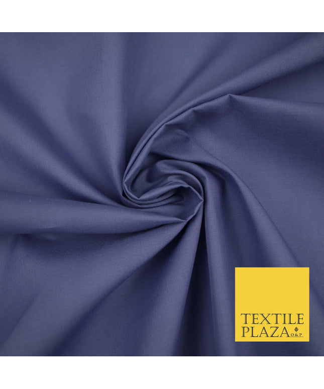 MAUVE LILAC Premium Plain Polycotton Dyed Fabric Dress Craft Material 44" 3530