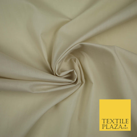 STONE Premium Plain Polycotton Dyed Fabric Dress Craft Material 44" 3540