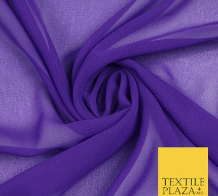 LIGHT PURPLE Premium Plain Dyed Chiffon Fine Soft Georgette Sheer Dress Fabric 5799