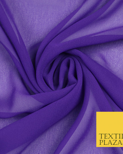LIGHT PURPLE Premium Plain Dyed Chiffon Fine Soft Georgette Sheer Dress Fabric 5799