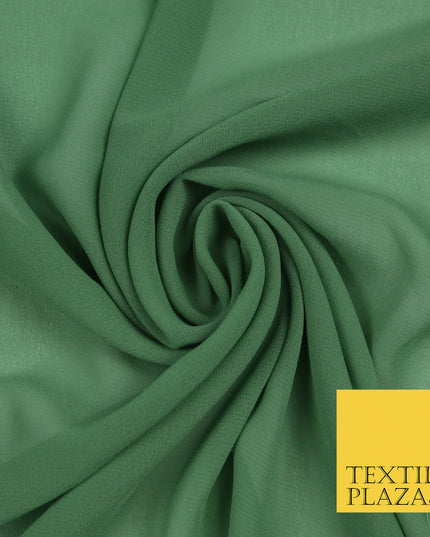 SAGE GREEN Premium Plain Dyed Chiffon Fine Soft Georgette Sheer Dress Fabric 5807