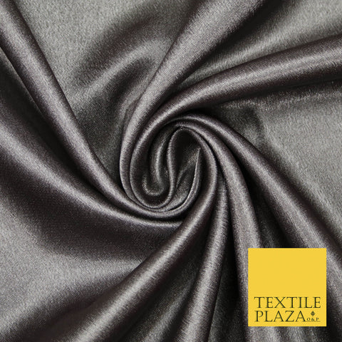 Heavy Crepe Back Satin Black, Fabric by the Yard