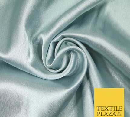CLOUD GREY Plain Solid Crepe Back Satin Fabric Material Dress Bridal 58" 5869