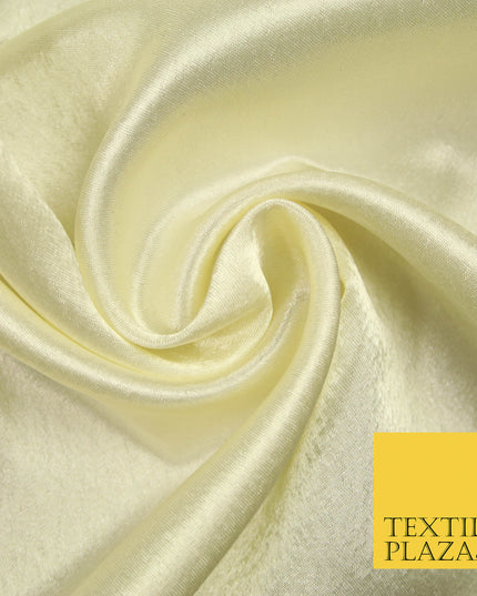CREAM Plain Solid Crepe Back Satin Fabric Material Dress Bridal 58" 5873