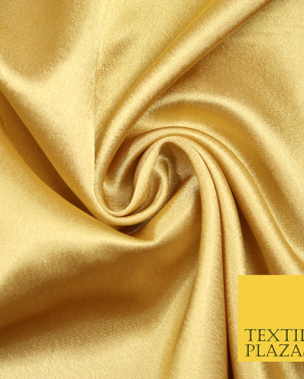 HONEY GOLD Plain Solid Crepe Back Satin Fabric Material Dress Bridal 58" 5878