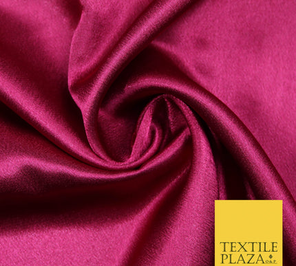 BERRY Plain Solid Crepe Back Satin Fabric Material Dress Bridal 58" 5889