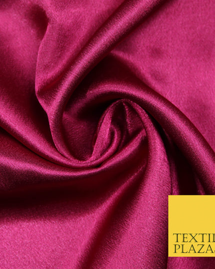 BERRY Plain Solid Crepe Back Satin Fabric Material Dress Bridal 58" 5889