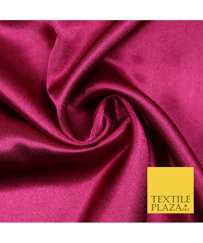 BERRY Plain Solid Crepe Back Satin Fabric Material Dress Bridal 58" 5889