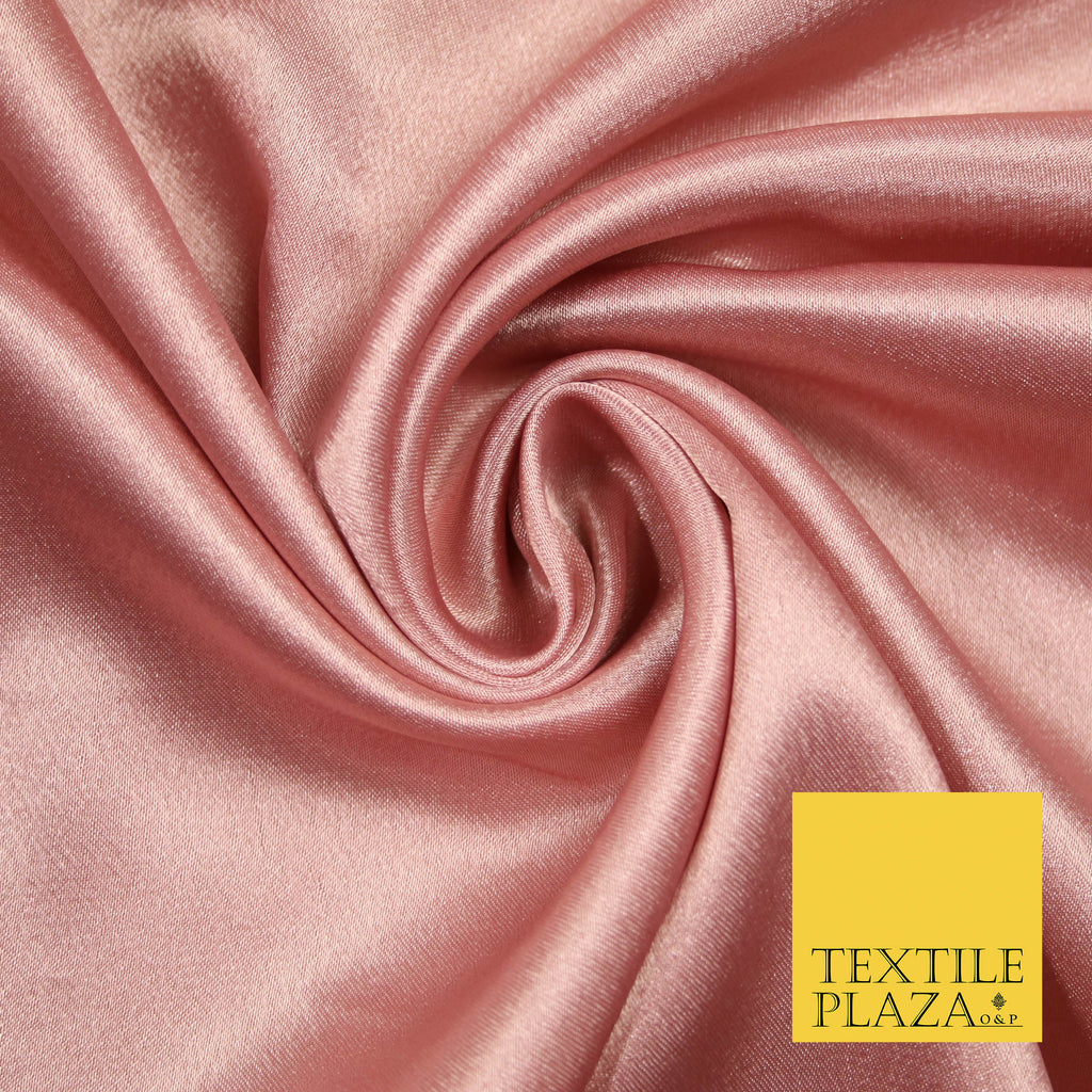 DUSTY PINK Plain Solid Crepe Back Satin Fabric Material Dress Bridal 58" 5897