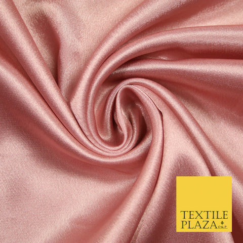 DUSTY PINK Plain Solid Crepe Back Satin Fabric Material Dress Bridal 58" 5897