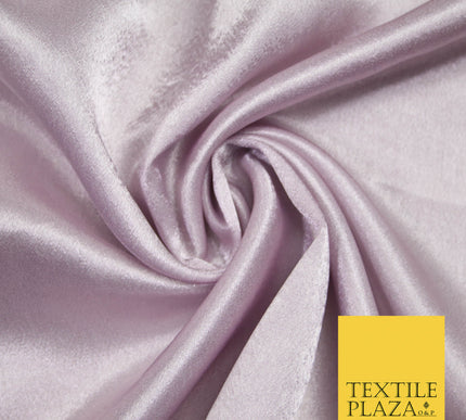 PALE MAUVE Plain Solid Crepe Back Satin Fabric Material Dress Bridal 58" 5902