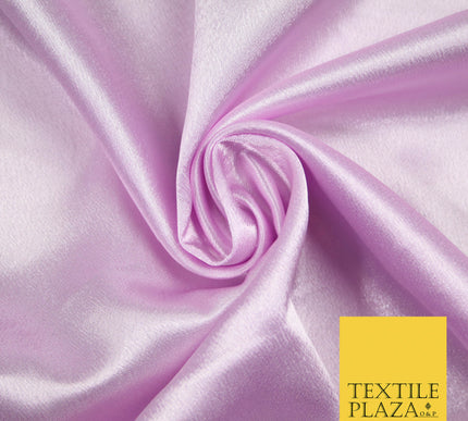 SOFT LILAC LAVENDER Plain Solid Crepe Back Satin Fabric Material Dress Bridal 58" 5903