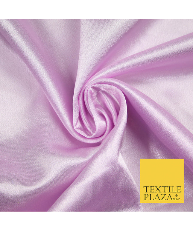 SOFT LILAC LAVENDER Plain Solid Crepe Back Satin Fabric Material Dress Bridal 58" 5903