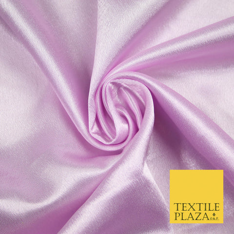 SOFT LILAC LAVENDER Plain Solid Crepe Back Satin Fabric Material Dress Bridal 58" 5903