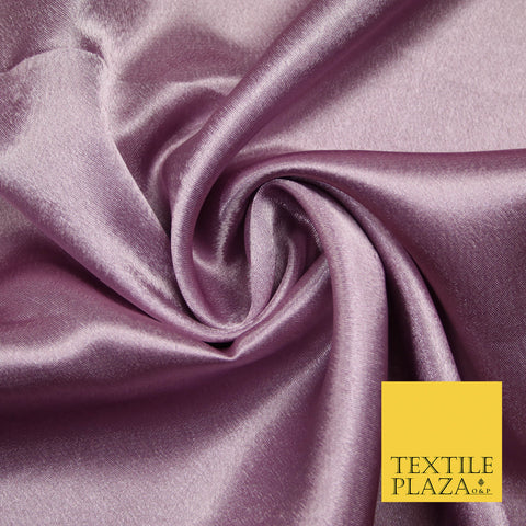 LILAC MAUVE Plain Solid Crepe Back Satin Fabric Material Dress Bridal 58" 5904